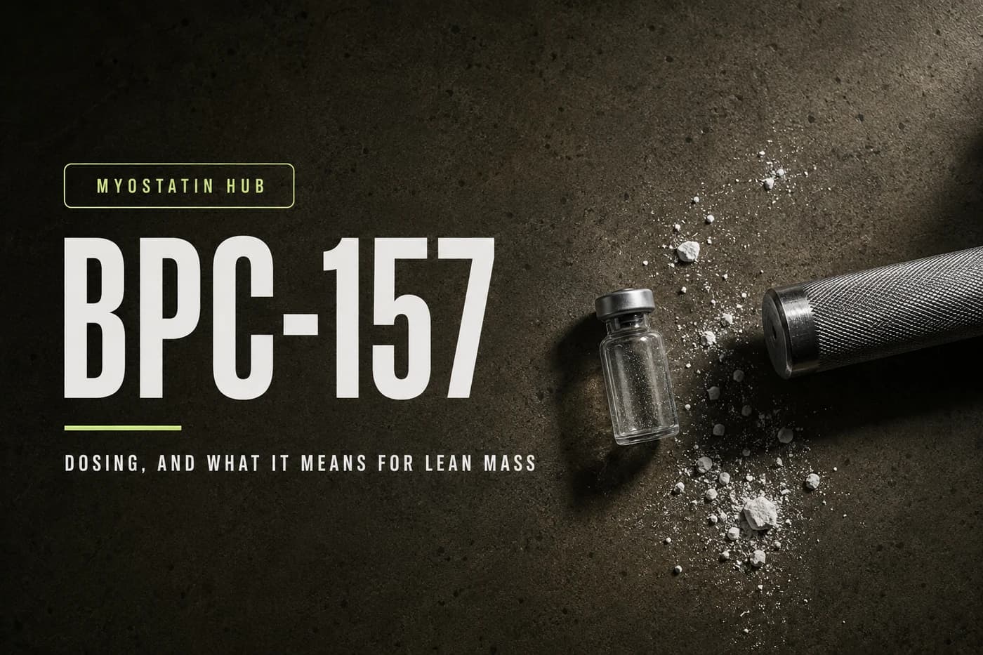 BPC-157 Dosage: Dosing, and What It Means for Lean Mass article visual
