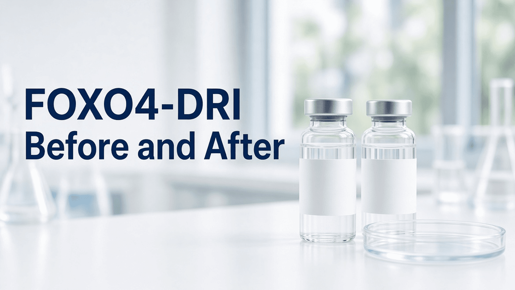 FOXO4-DRI Before and After: Why No Human Photos Exist article visual