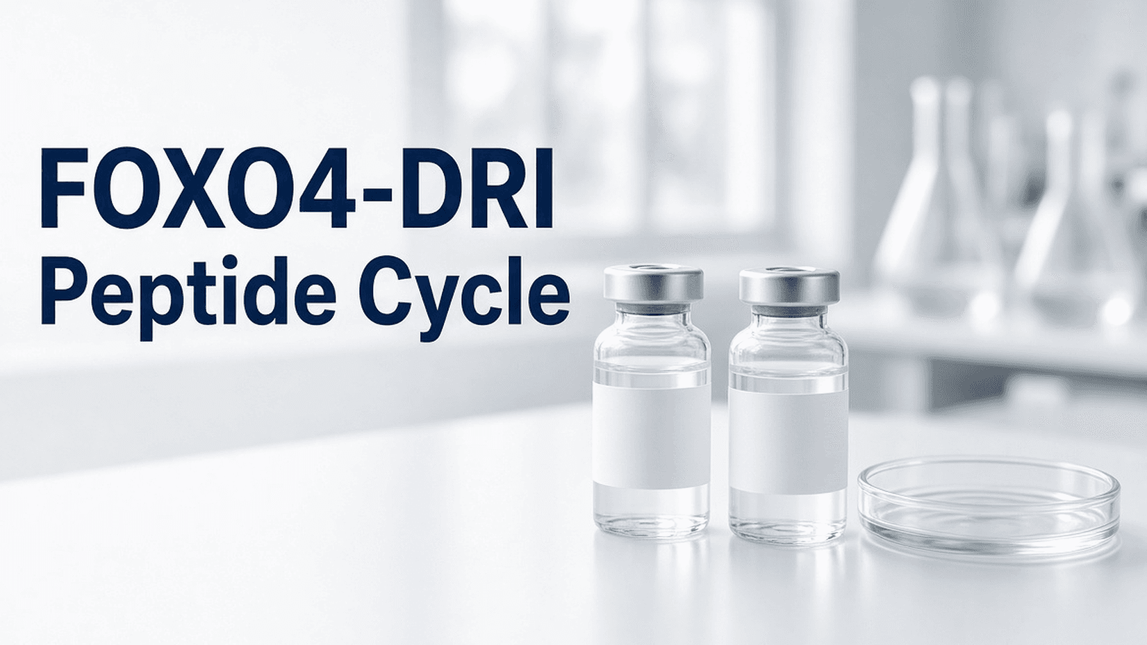 FOXO4-DRI Peptide Cycle: Why the Word Does Not Apply article visual