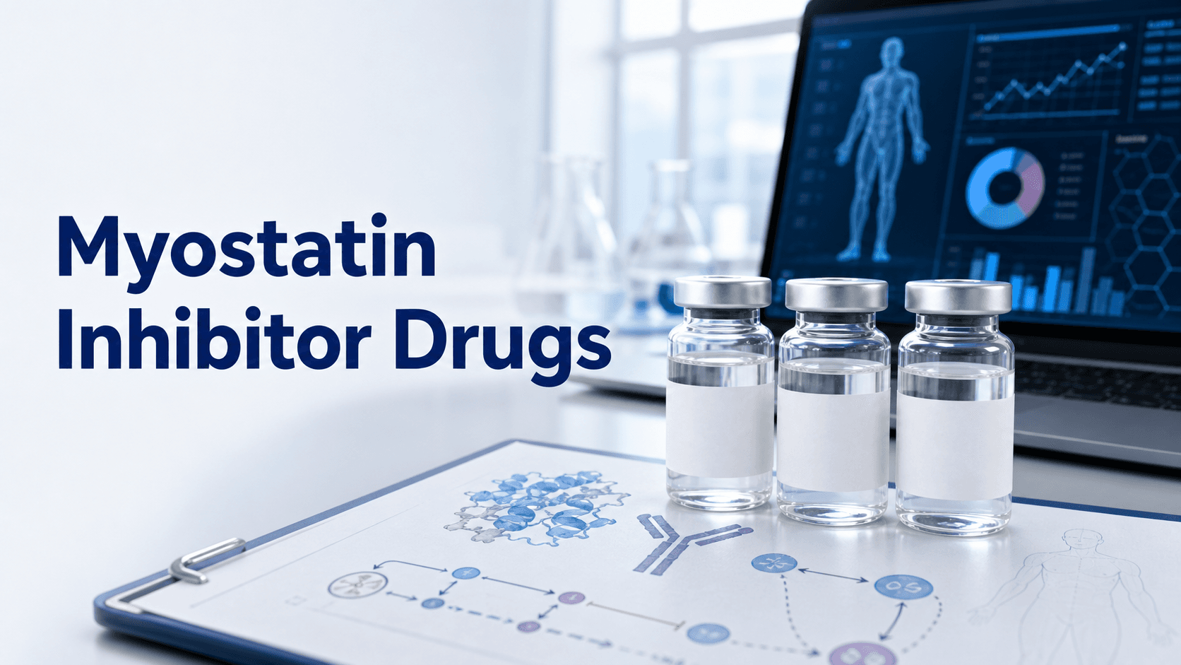 Myostatin Inhibitor Drugs: Current Pipeline and Failed Candidates cover