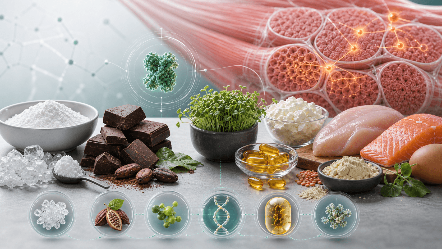 Creatine, Vitamin D, Sulforaphane, and Other Nutrients That May Affect Myostatin article visual